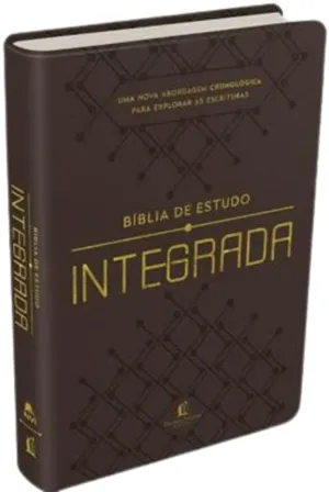 BÍBLIA DE ESTUDO INTEGRADA - CAPA MARROM