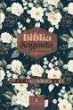 BÍBLIA NVI, COURO SOFT, ROSAS, LETRA GRANDE, ESPAÇO PARA ANOTAÇÕES